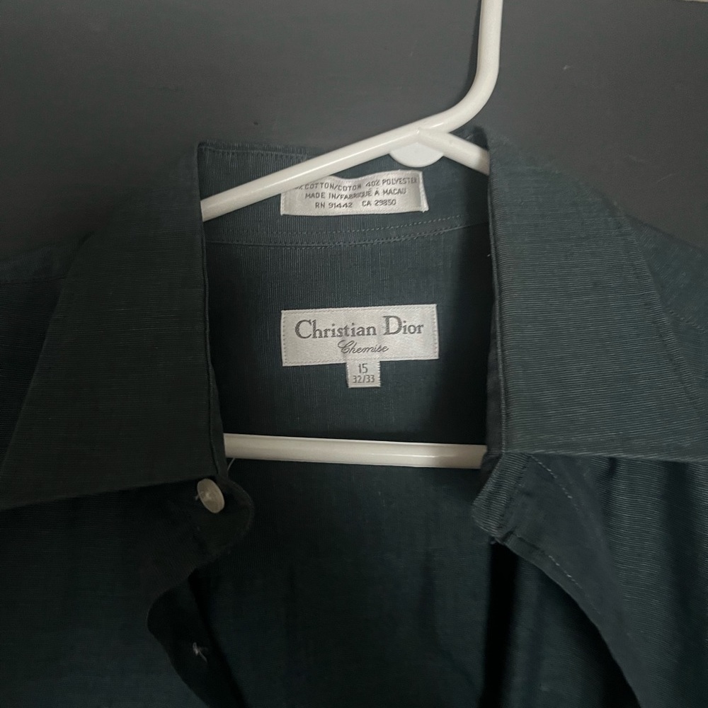 DIOR BUTTON UP